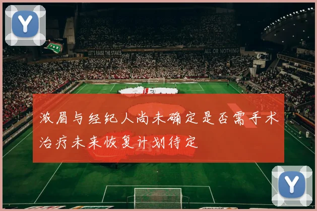 浓眉与经纪人尚未确定是否需手术治疗未来恢复计划待定